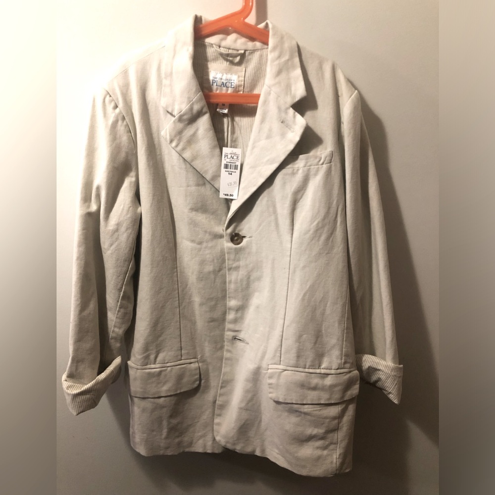 Boys linen jacket size 14